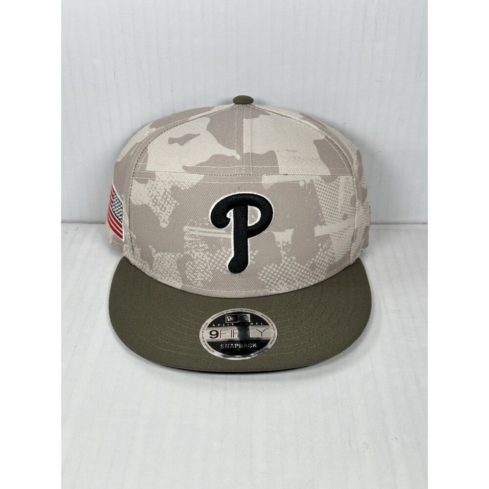 New Era Philadelphia Phillies Armed Forces Day 9FIFTY Split Panel Snapback Hat